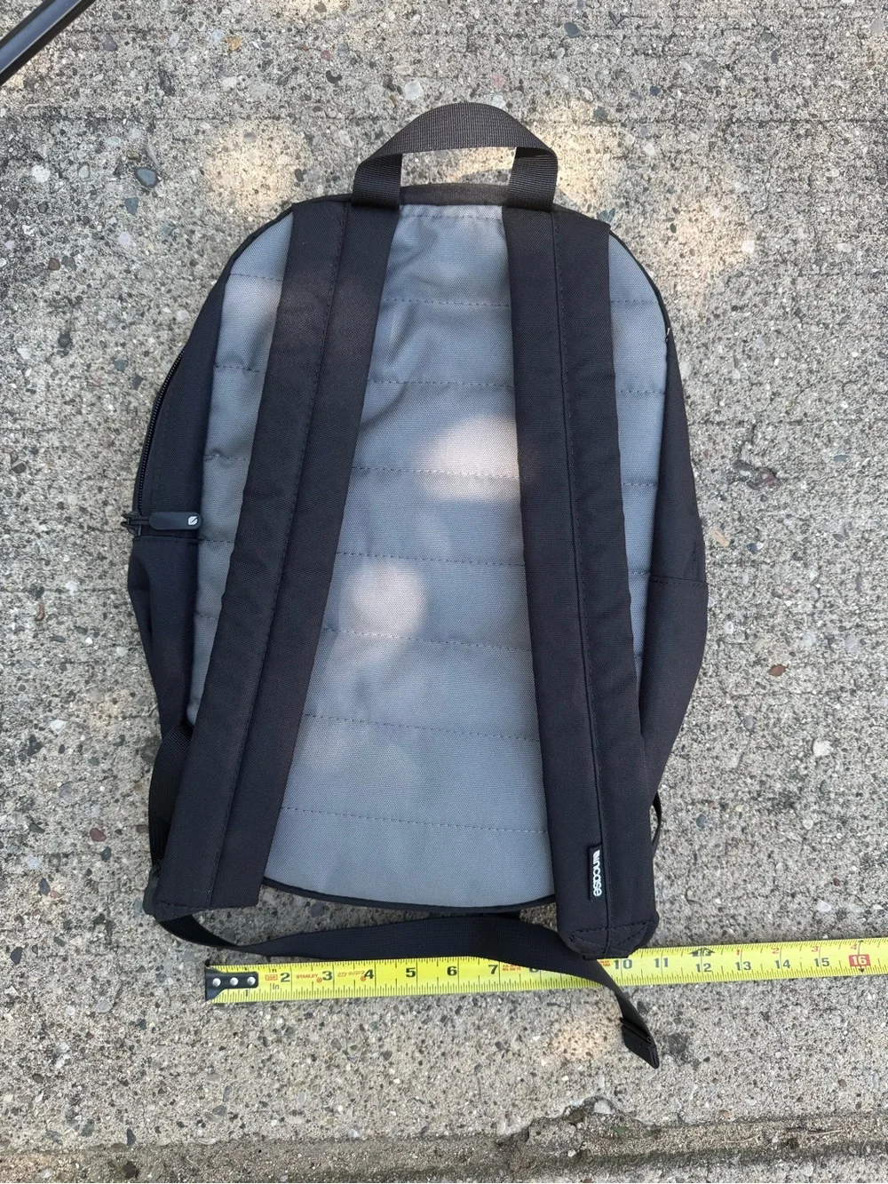 Incase Black Two-Tone Urban Backpack - plush lined, laptop sleeve